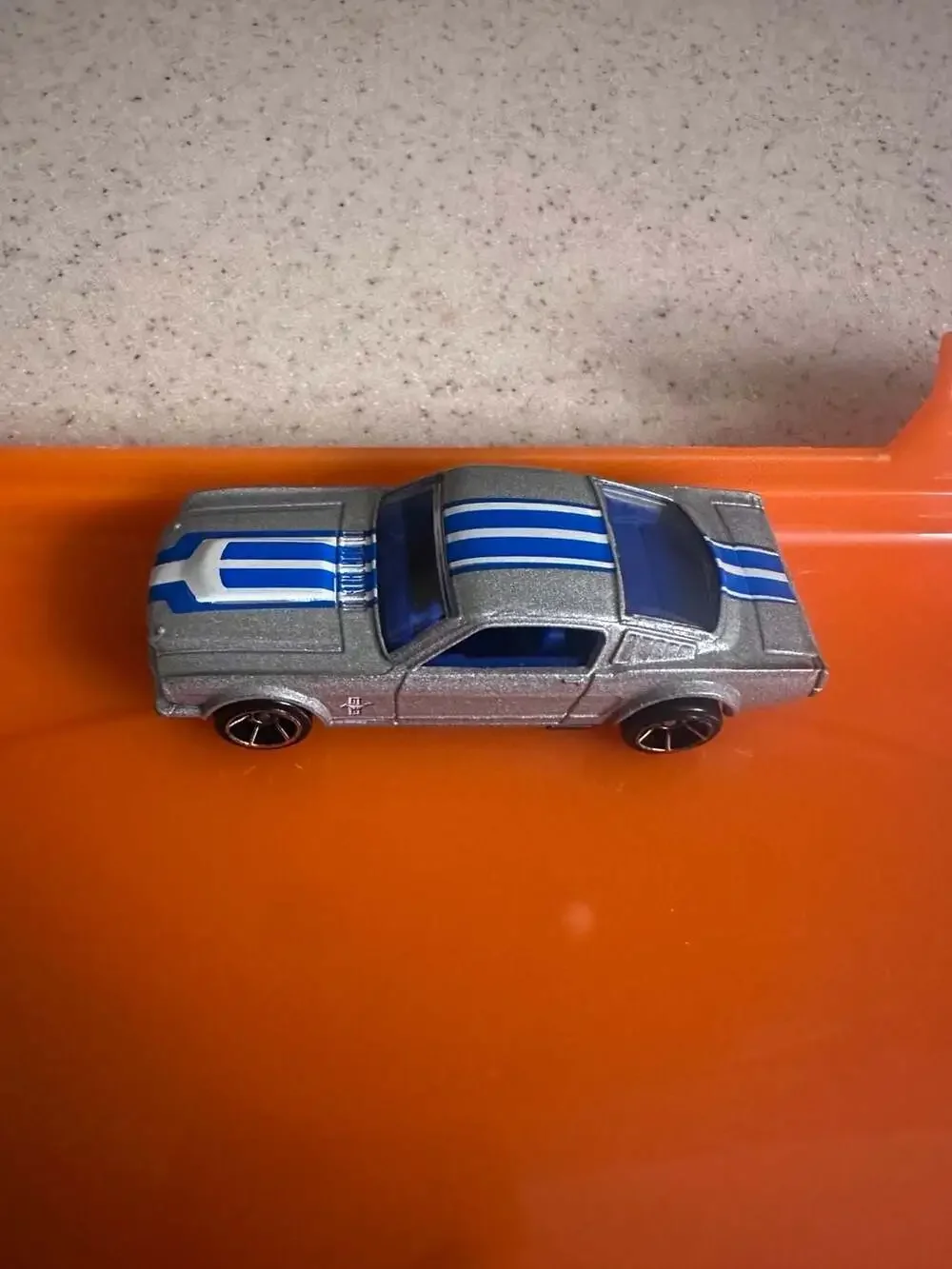 2010 Hot Wheels '65 Mustang Fastback Faster Than Ever Silver Diecast Car